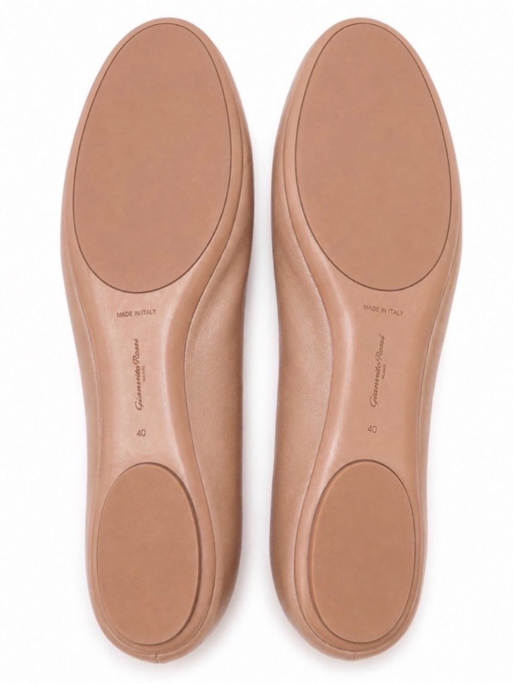 GIANVITO ROSSI Carla Ballet Flats | Beige Leather | EU 40 - Picture 3 of 6